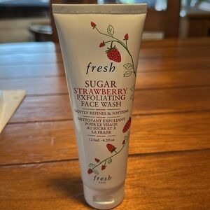 NWT -  Fresh sugar strawberry exfoliating face wash